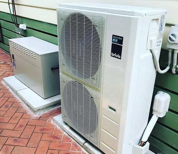 Add-on cooling retrofit installation