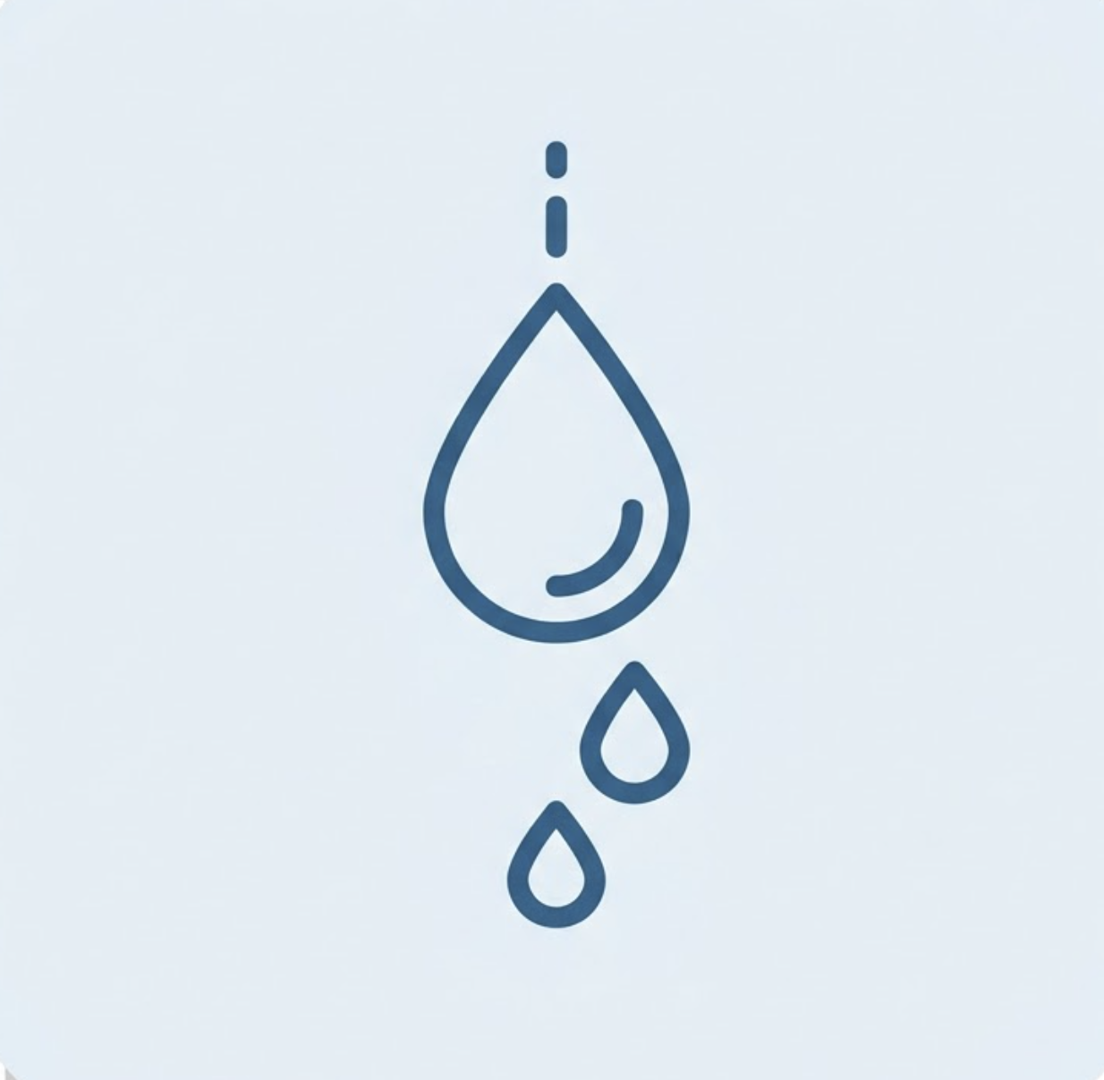 Water dripping